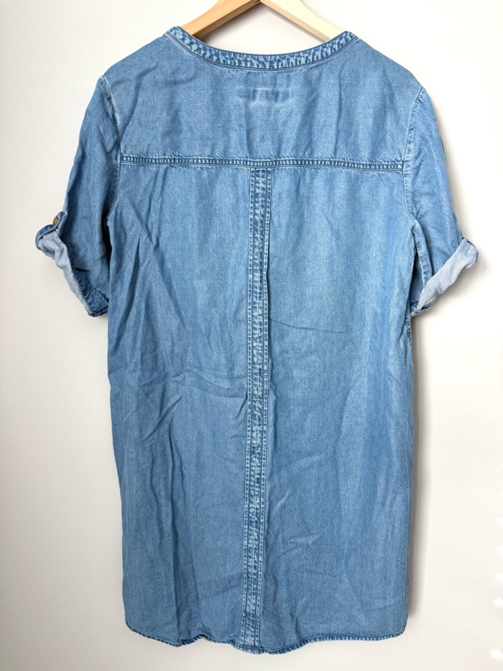 Southern Tide Ultra Soft Denim Shift Dress - Light Chambray - Picture 3 of 3